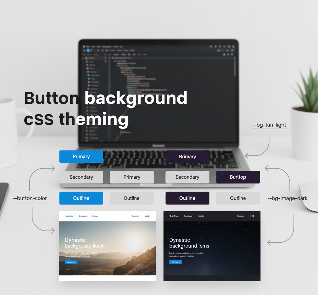 Button background css theming
