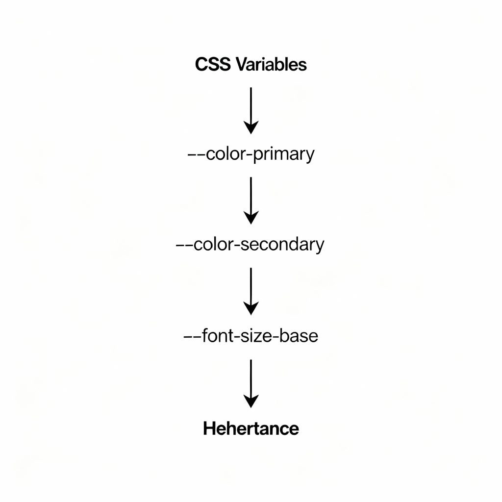 Custom properties hierarchy theming
