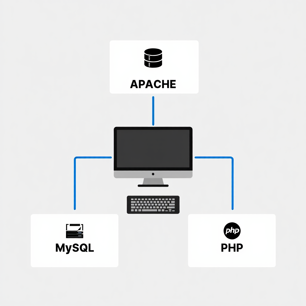Local server mysql structure