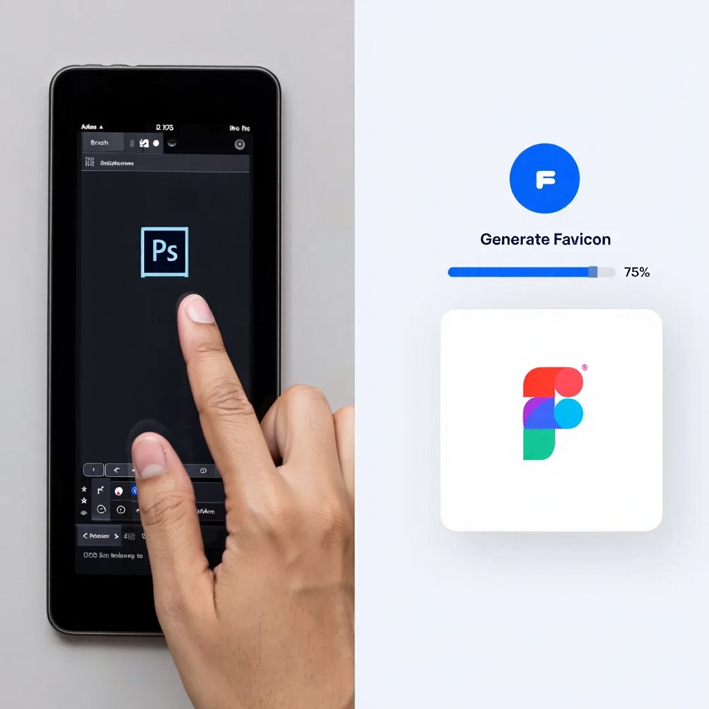 Online and manual favicon creation methods