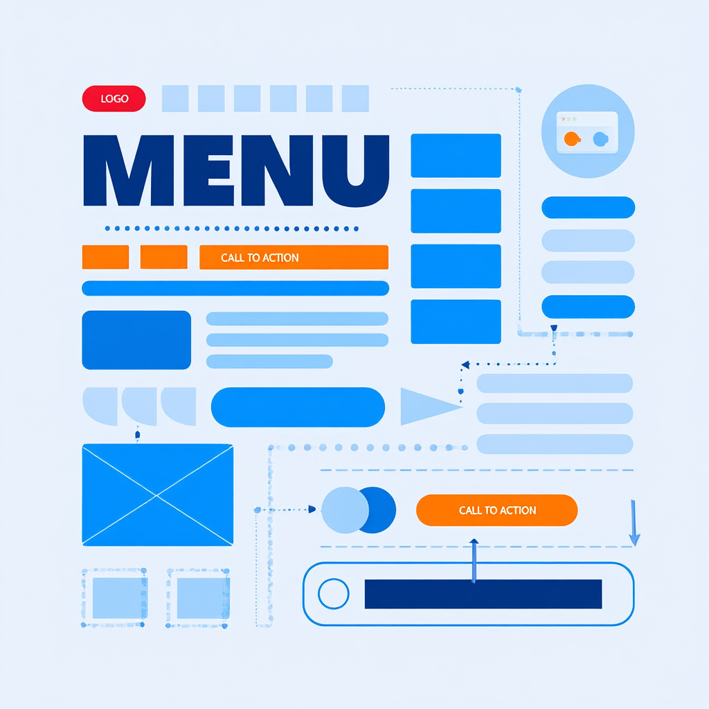Website Interface Navigation Hierarchy
